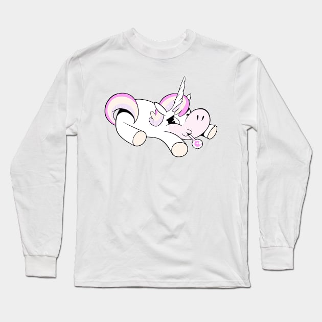 Unicorn Long Sleeve T-Shirt by aaallsmiles